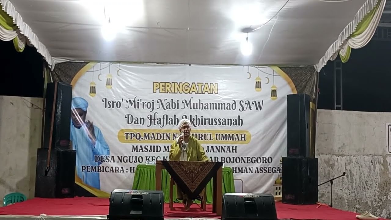 Peringatan Isro' Mi'roj Nabi Muhammad SAW dan Haflah Akhirussanah TPQ.MADIN NASHIRUL UMMAH