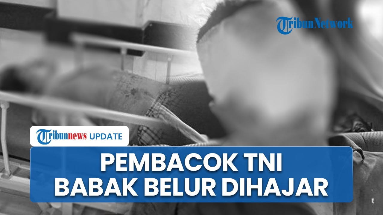 Anggota TNI Tewas Dibacok Geng Motor di Medan, Pelaku Dijemput 20 Orang Pakaian Hitam Rambut Cepak