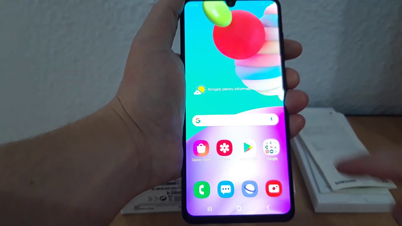 Samsung Galaxy A41 Silent Unboxing