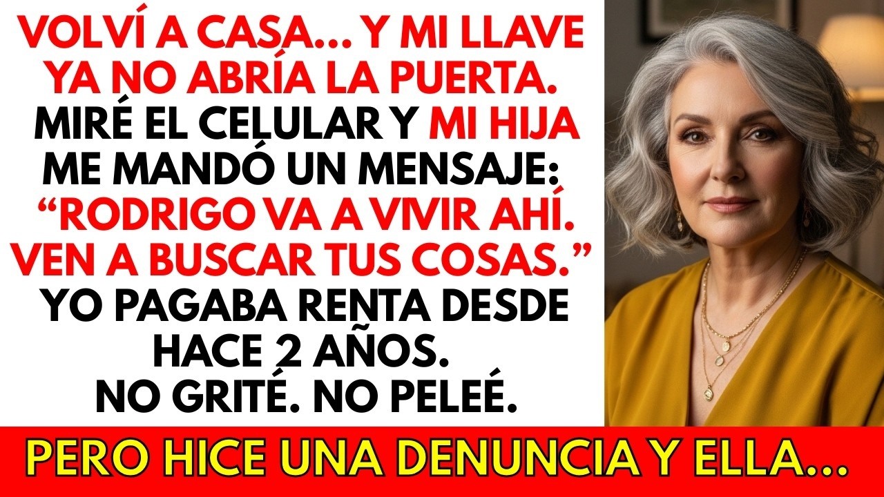 Mi hija cambió la cerradura de mi casa por culpa de su novio — pero la jueza no perdonó, entonces…
