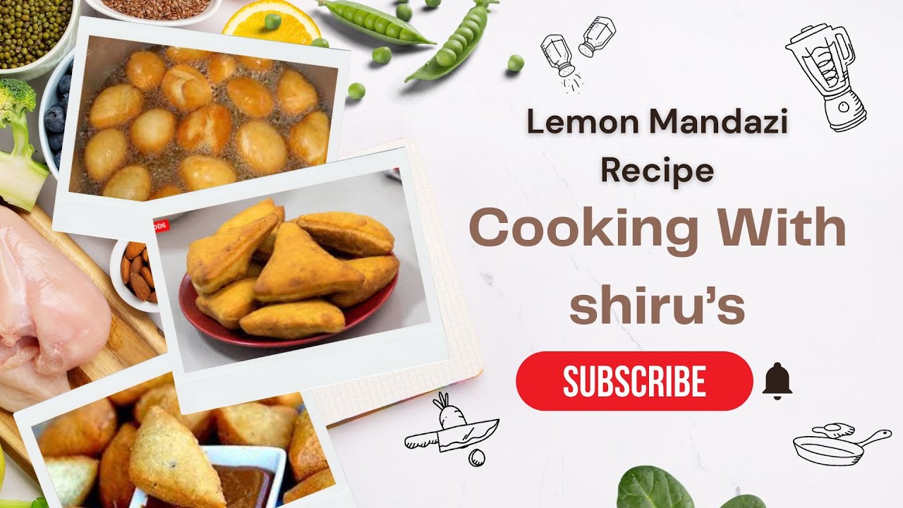 Kenya  🍋 Irresistible Lemon Mandazi Recipe | From Kitchen to Table