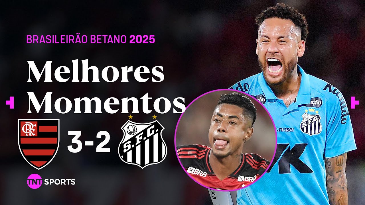 MENGÃO VENCE JOGO INSANO NO MARACANÃ! FLAMENGO 3X2 SANTOS - MELHORES MOMENTOS