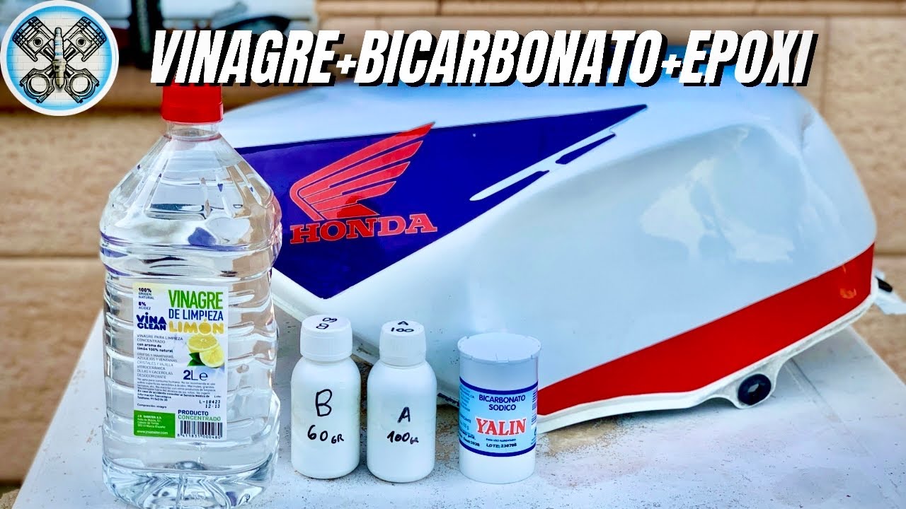 Eliminar OXIDO del deposito de gasolina, tutorial de tratamiento epoxi