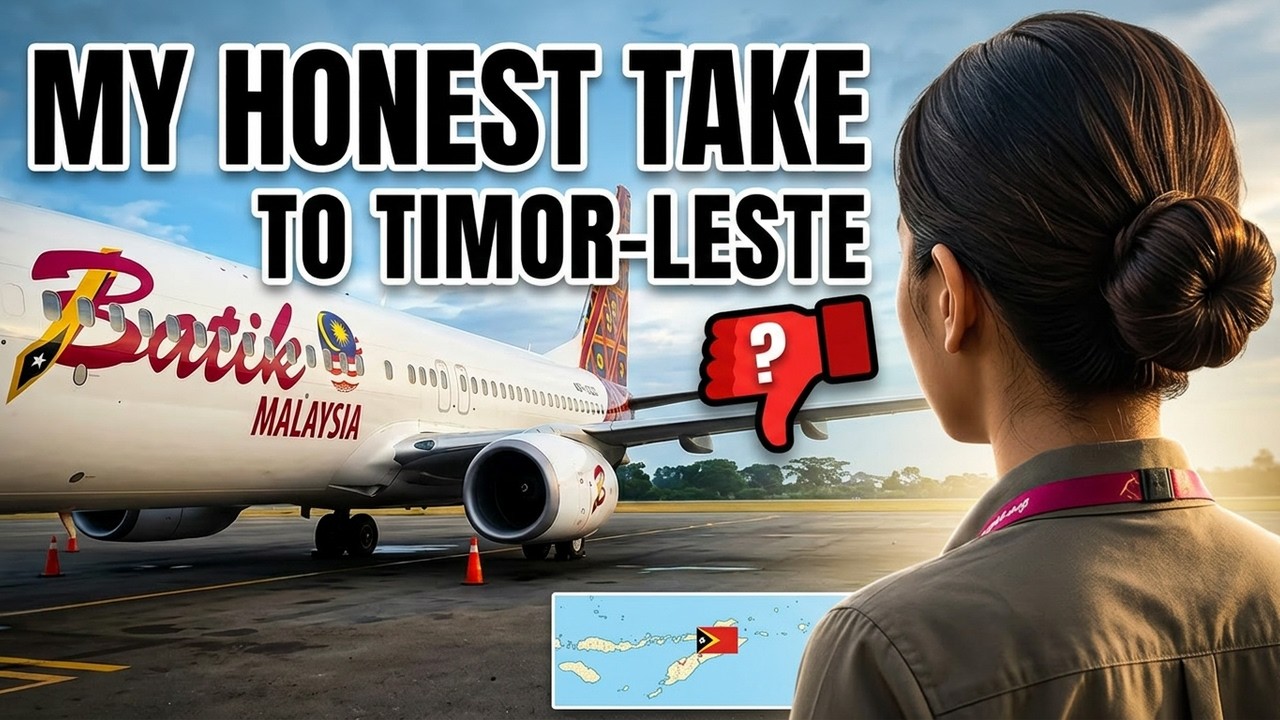 I'm FLYING to Timor Leste for the FIRST TIME on Batik Air!