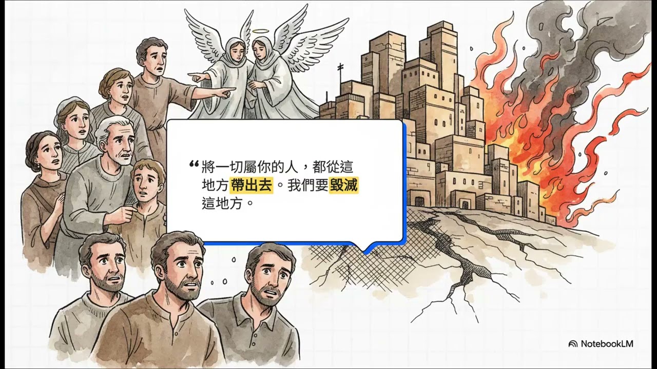 創世記 19.  逃離所多瑪和羅得的獲救