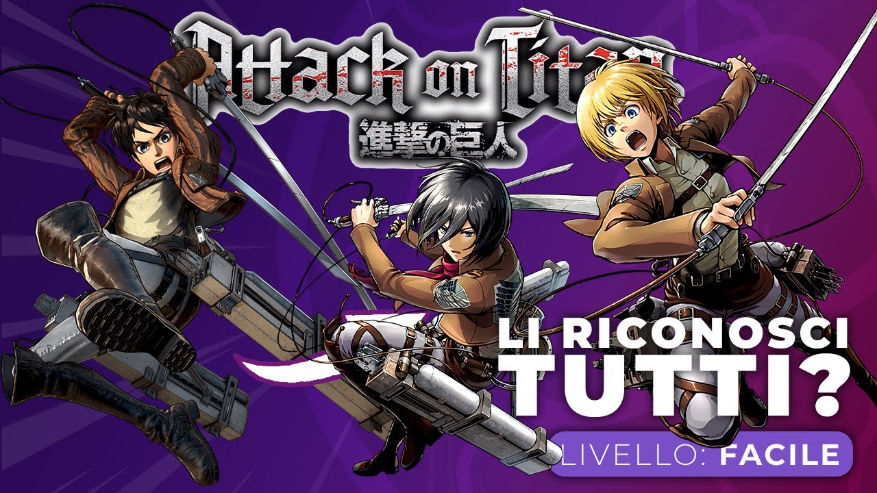 Quiz ATTACK ON TITAN: Indovina il personaggio. Speciale season finale