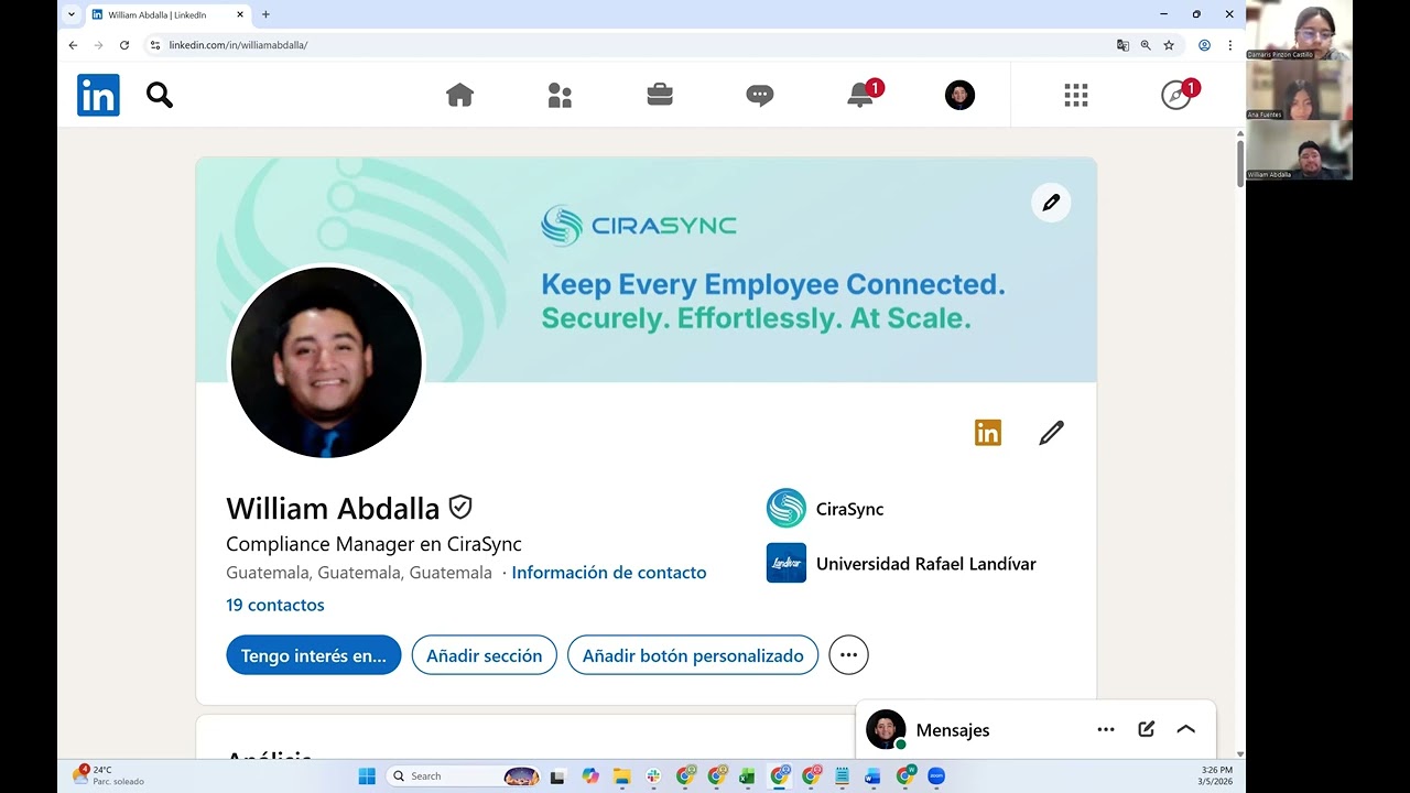 Entrevista seguridad y redes