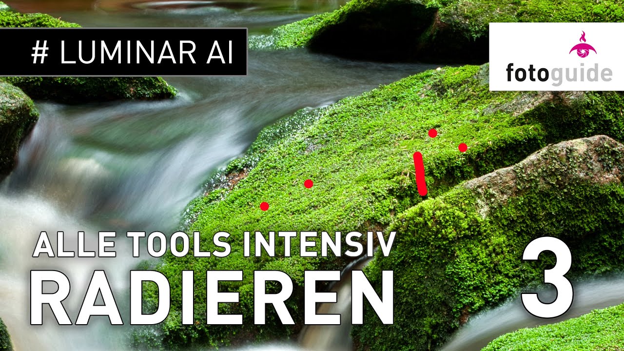 Luminar AI # : Alle Tools intensiv: Radieren | 3