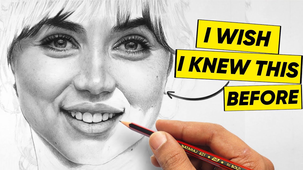 Watch This Before Starting Realistic Drawing - 5 Things To Know