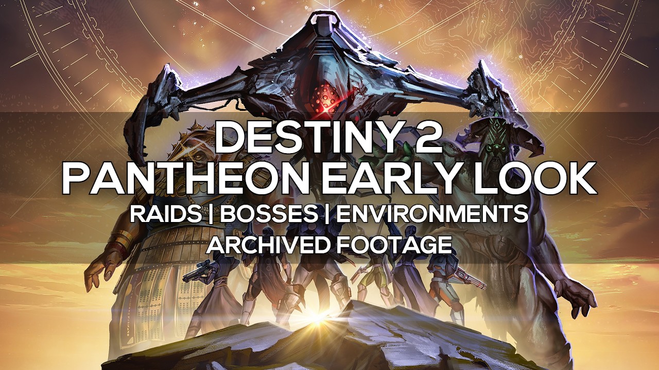 Destiny 2: Pantheon 2.0 Bosses & Environments (Archived DCV Footage)