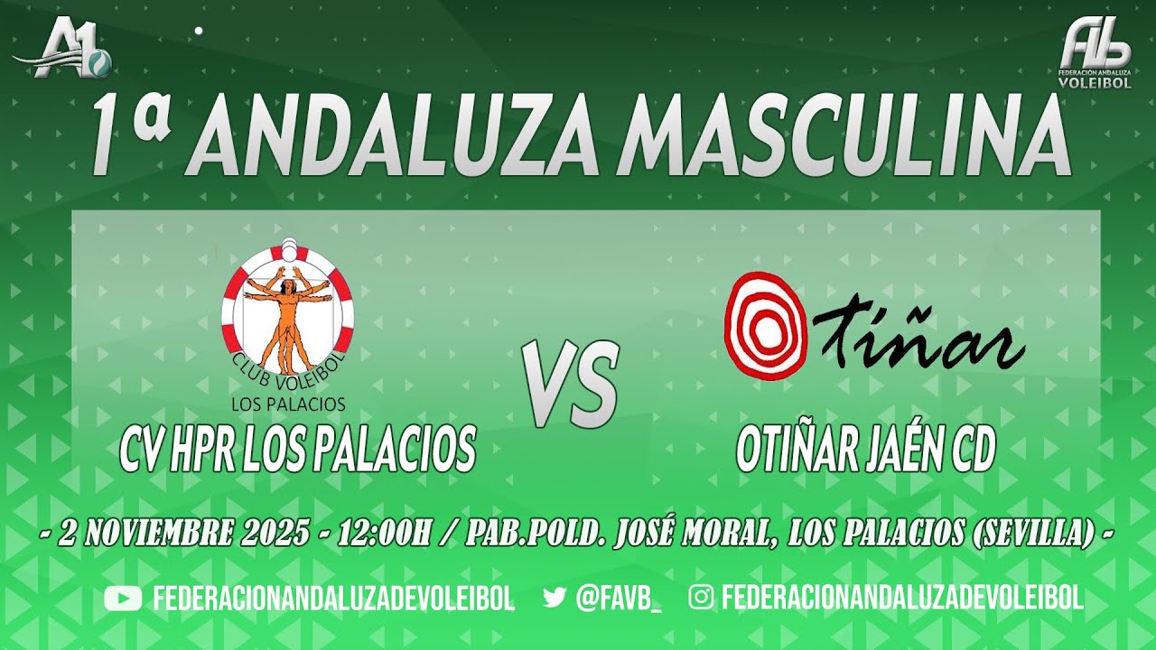 1&ordf; ANDALUZA MASCULINA - CV HPR LOS PALACIOS vs OTI&Ntilde;AR JA&Eacute;N CD
