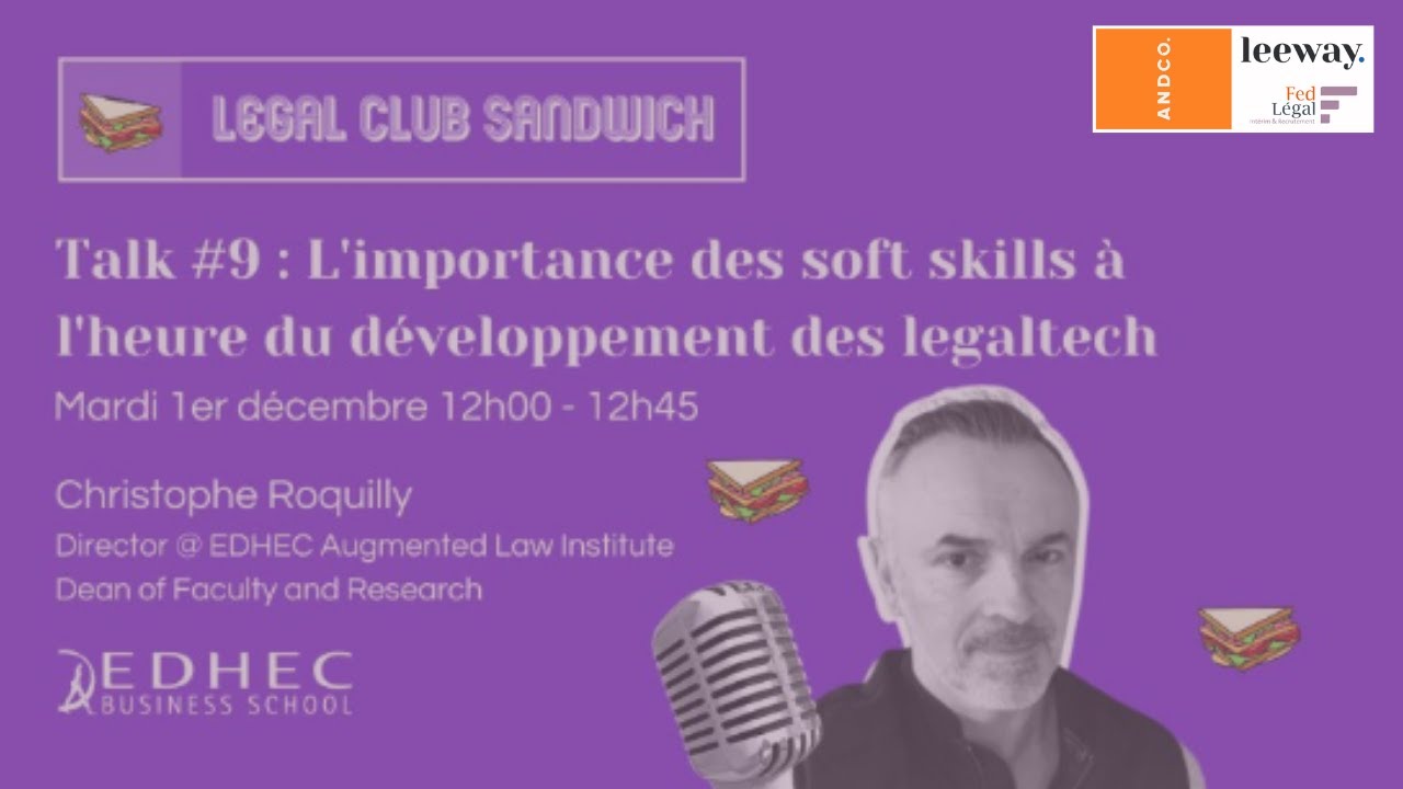 Talk Show#9-Christophe Roquilly, Directeur de l'EDHEC Augmented Law Institute