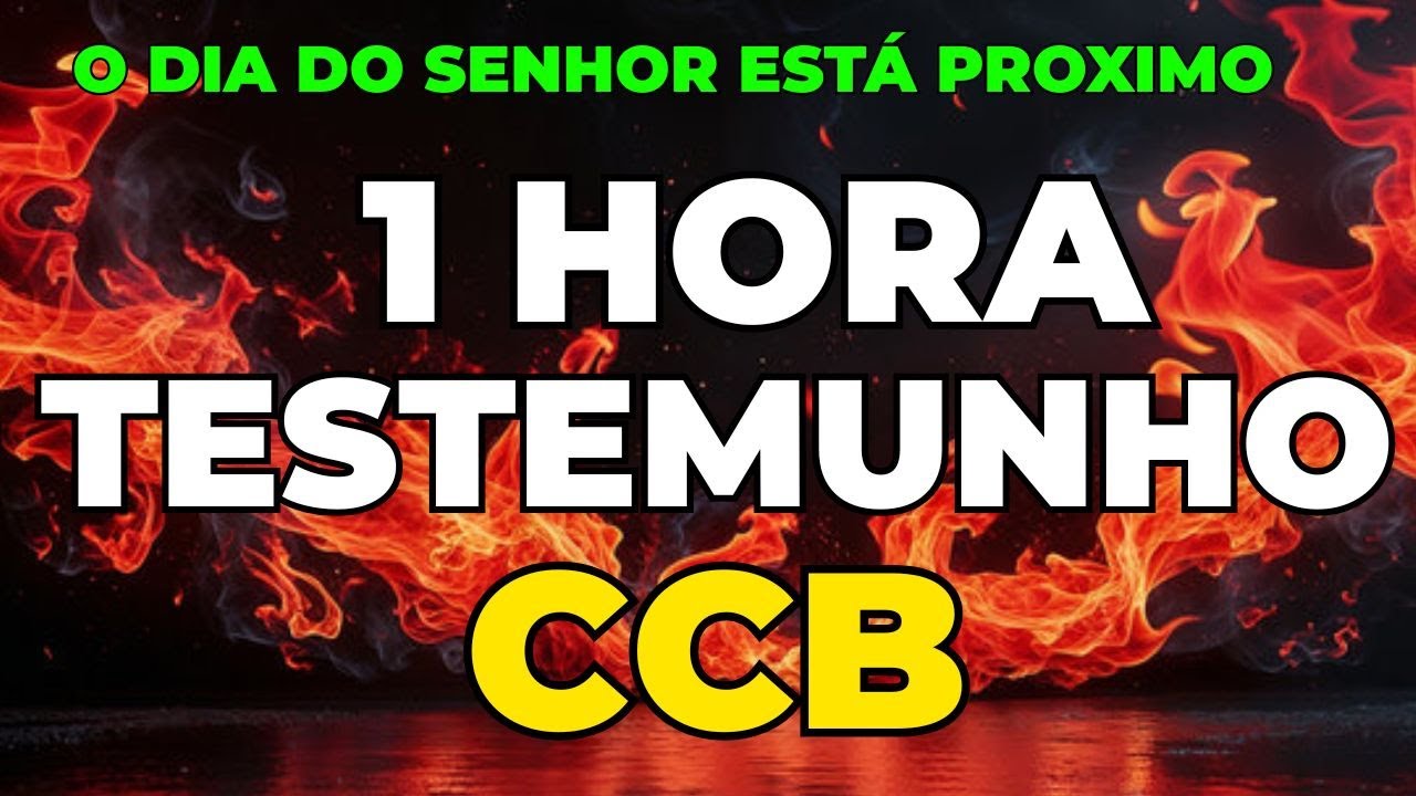 1 HORA DE TESTEMUNHO - JESUS ESTÁ VOLTANDO