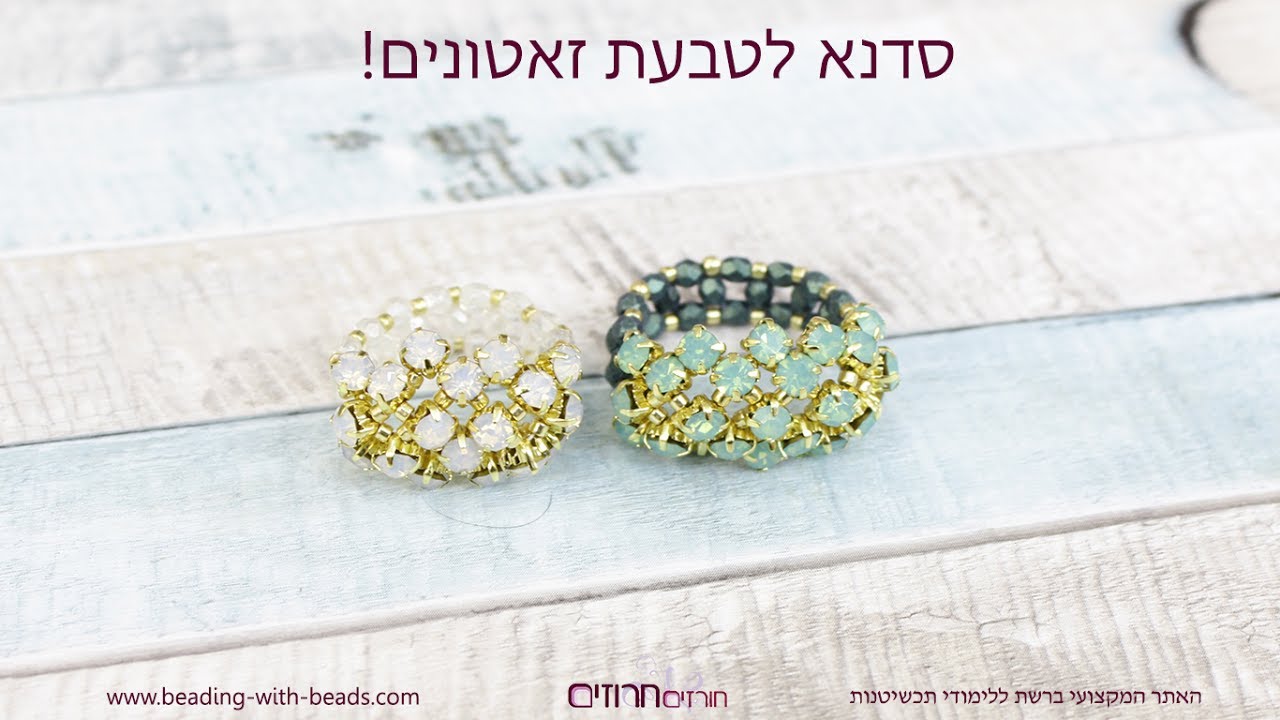 סדנת תכשיטנות להכנת טבעת עם זאטונים!