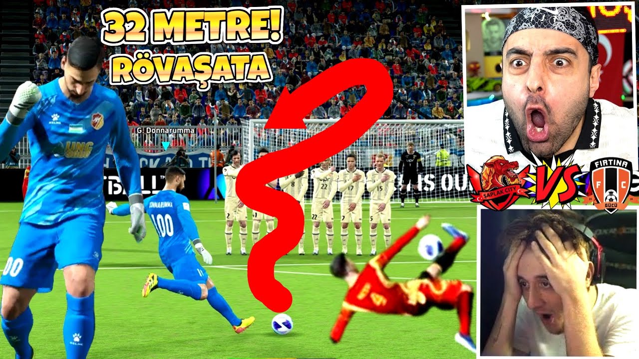 REKOR 32 METRE KALECİ DONDURMA FRİKİK GOL ! MESSİ RÖVAŞATA GOL ! ÜMİDİ VS EMJAN ELPESİCO 24