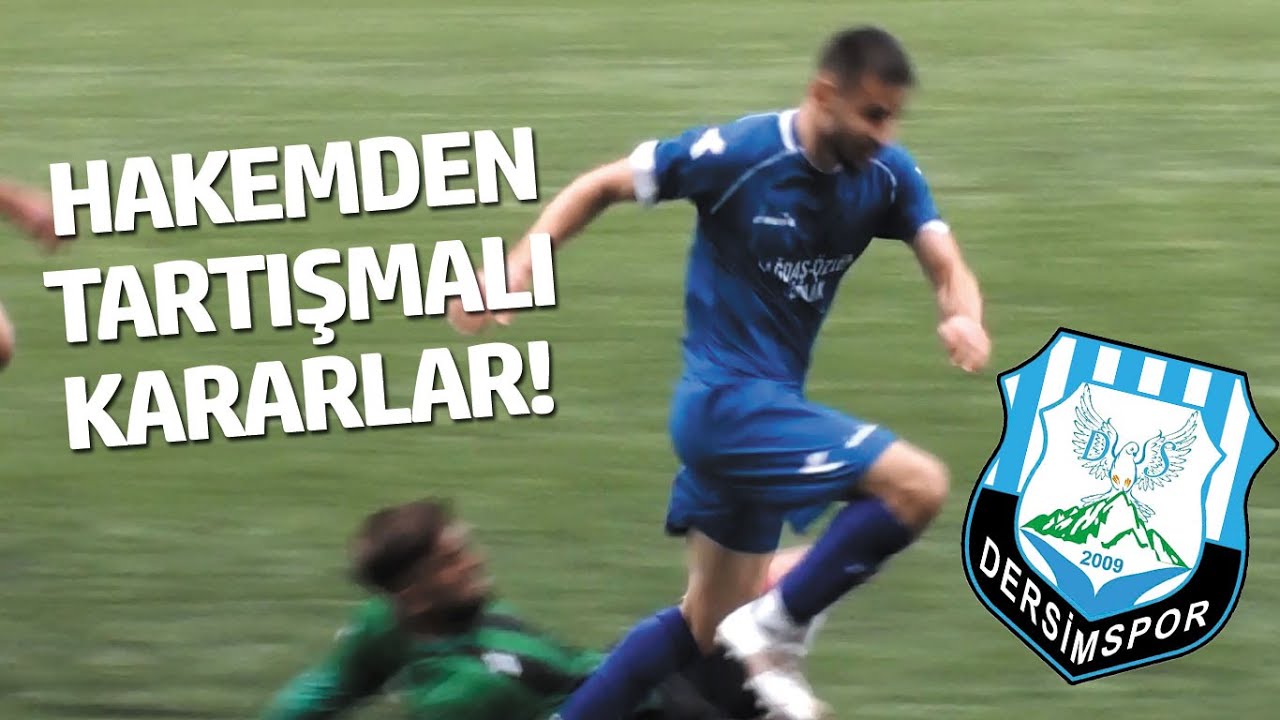 Dersimspor 0 - 0 Çınar Belediyesi Spor (MAÇ ÖZETİ)