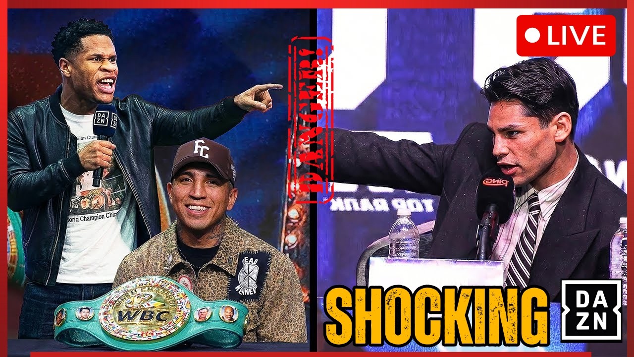 Devin Haney INTERRUPTS Ryan Garcia vs Mario Barrios Press Conference & GOES AT Ryan Garcia