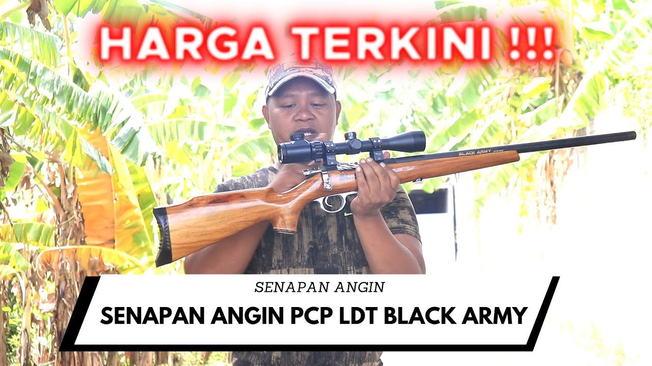 Harga Fullset Terkini !!! Senapan Angin PCP LDT Black Army
