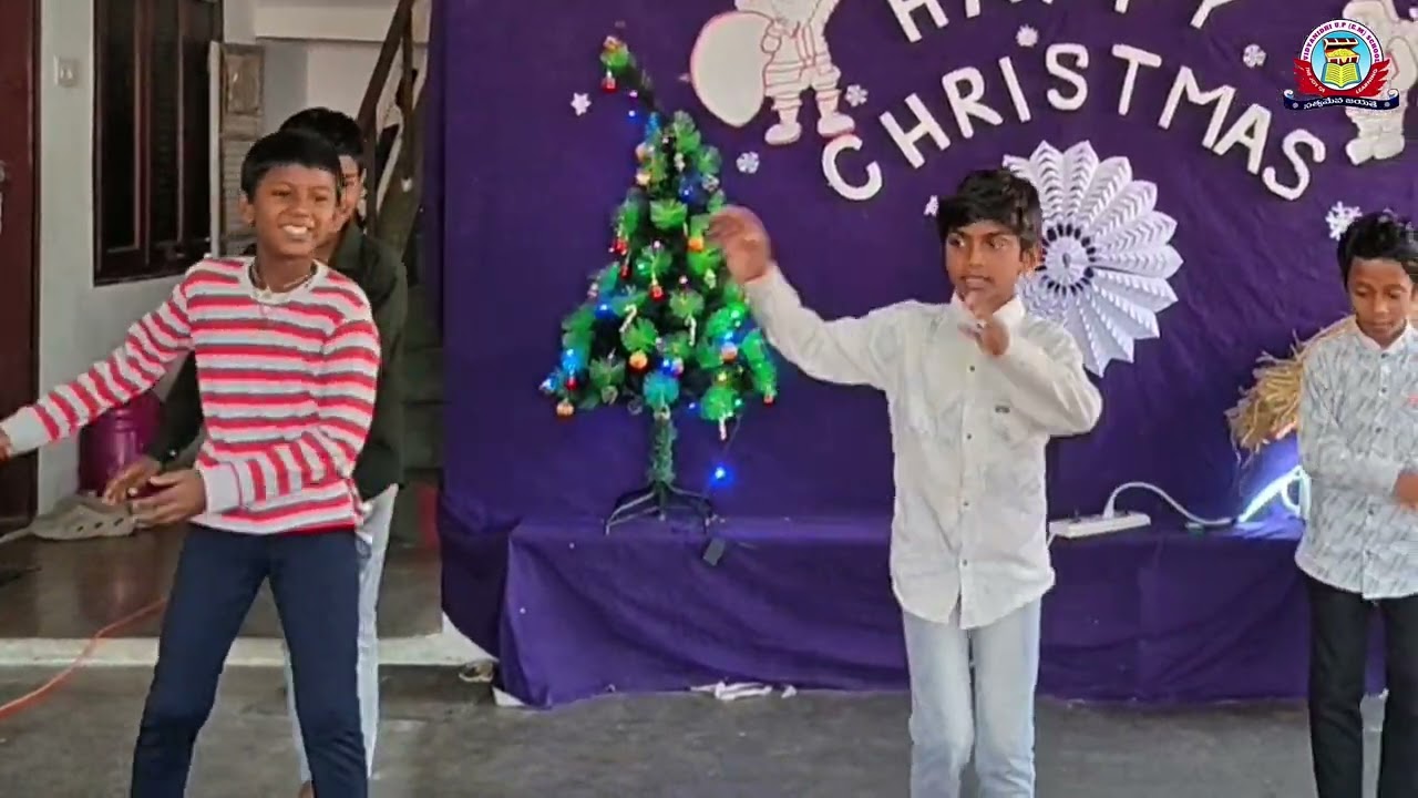 Davidu puramulo christmas worship song dance performance | VidyaNidhi UP School #christmas