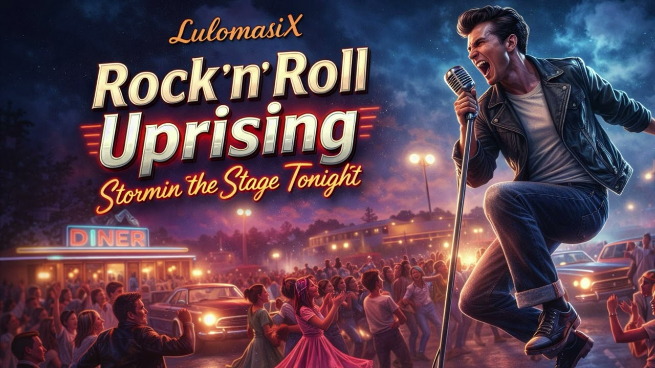 LulomasiX – Rock ’n’ Roll Uprising (Stormin’ the Stage Tonight) #rocknroll 