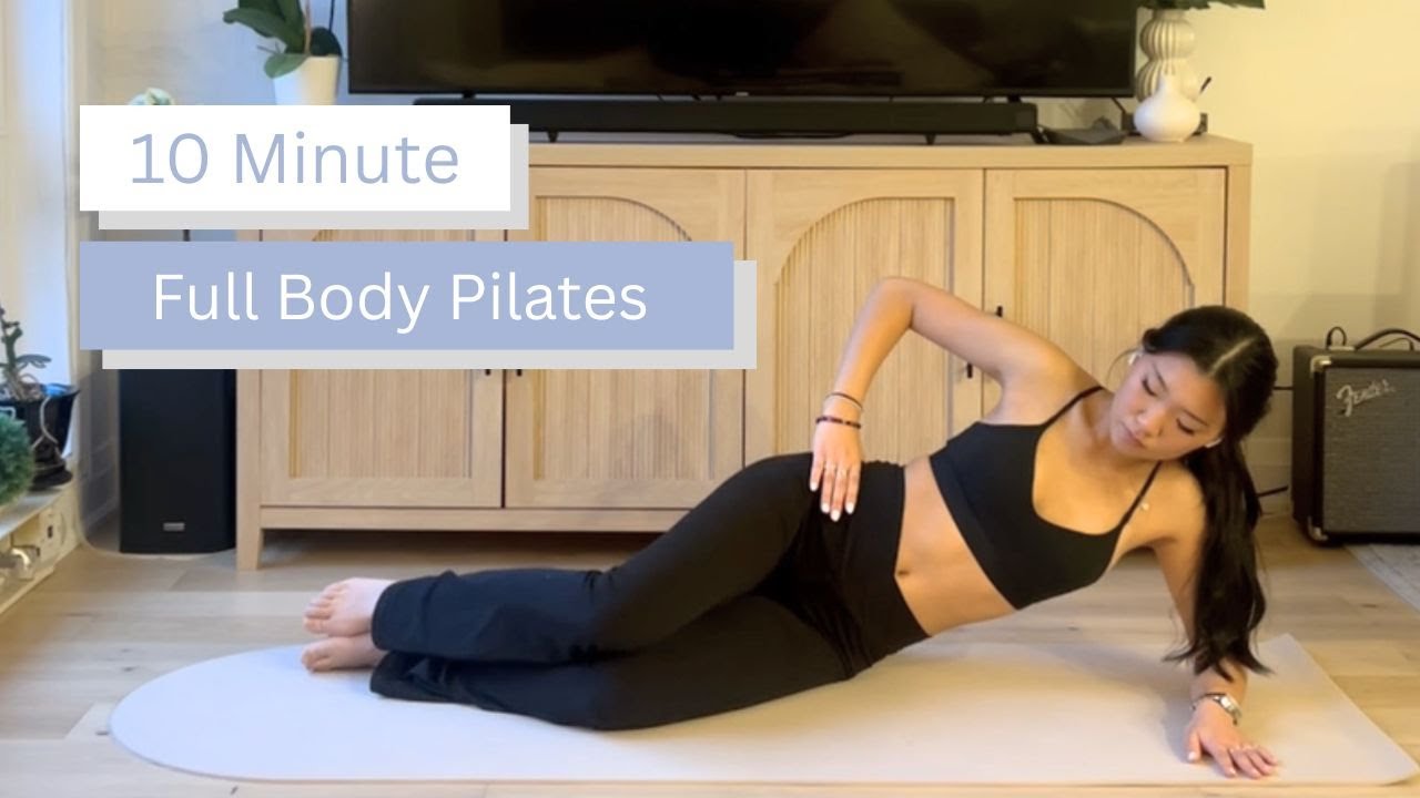 10-Minute Everyday Full Body Pilates Workout // No Equipment // Slim and Toned // Arms Abs Legs Core