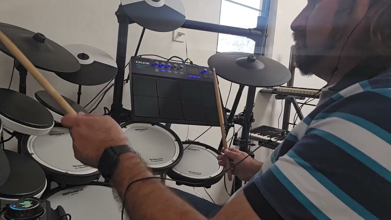 Cover- otra vez el amor- bronco- bateria