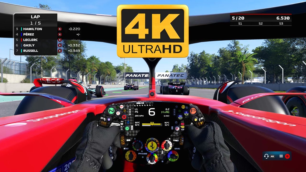 F1 2022 Ultra High Realistic Graphics 4K