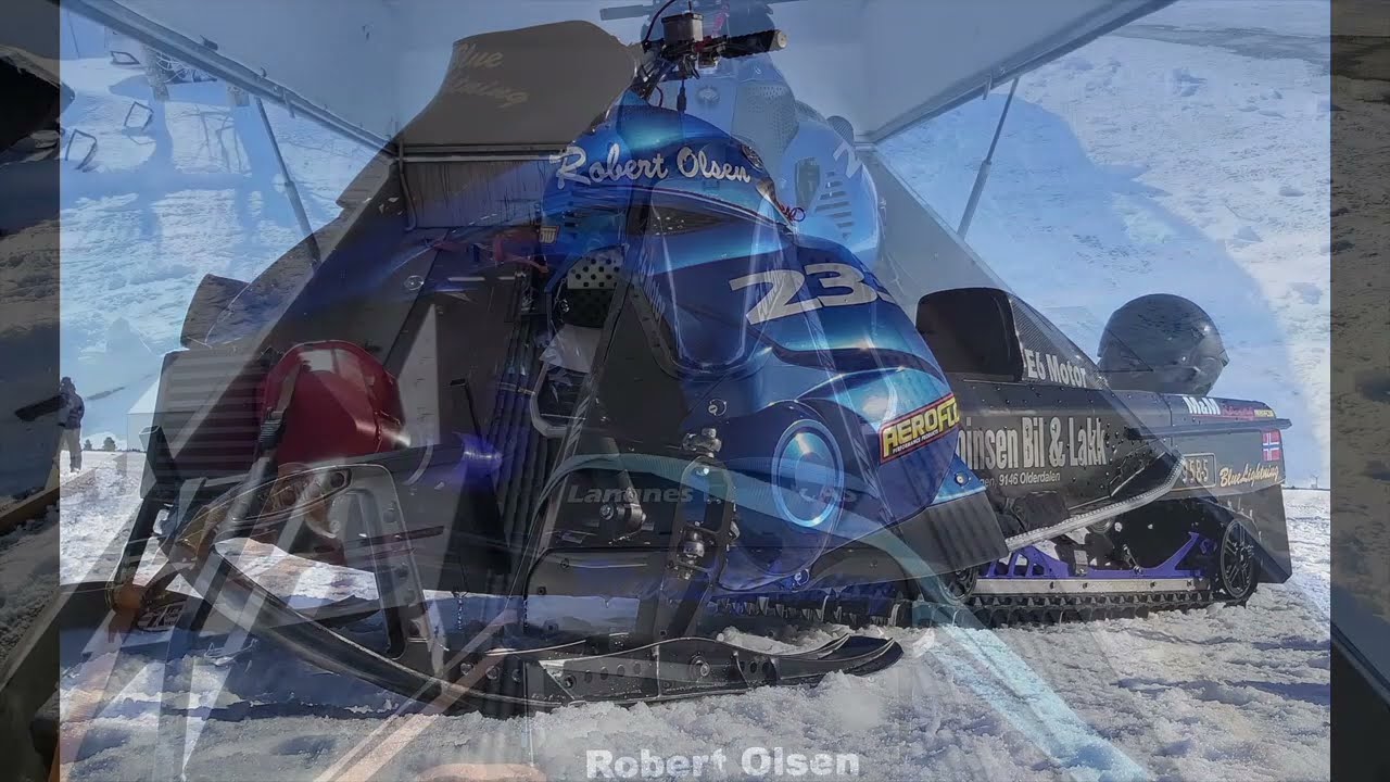 Yamaha Nytro snowmobile dragracer