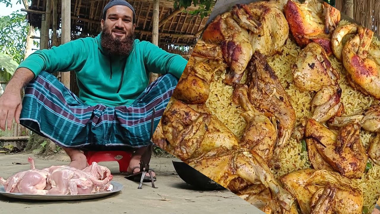 Cooking ARABIAN KABSA in Local Village || বাংলার গ্রামে এখন এরাবিয়ান খেপসা♨️