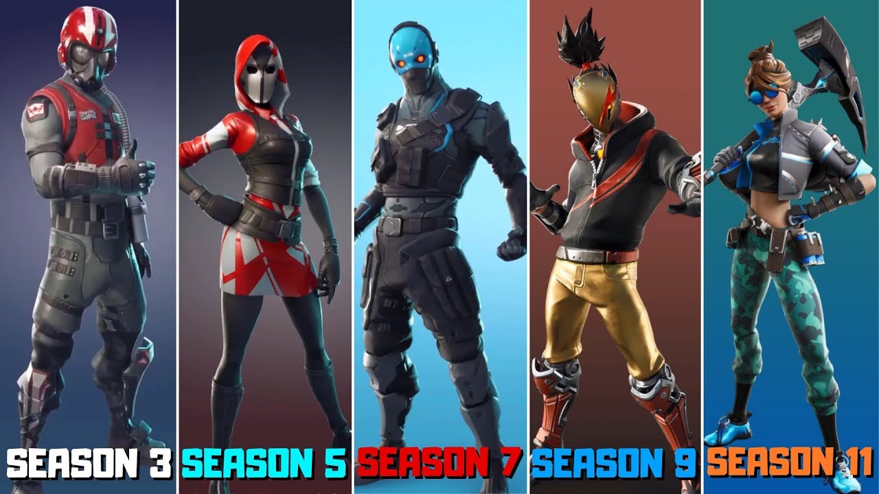 Evolution of Fortnite Starter Packs! All Fortnite Starter Packs! (Season 1 - Season 11)