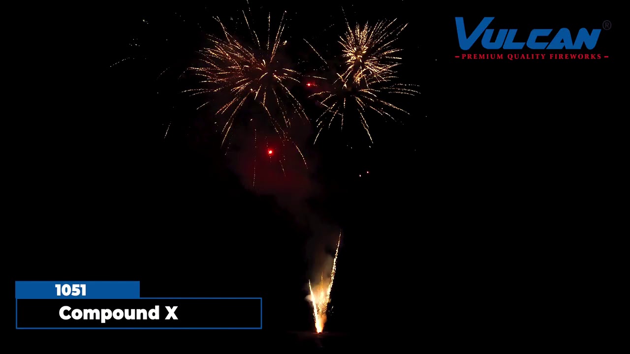 Feuerwerk Verbundbatterie Compound X Mega Feuerwerk