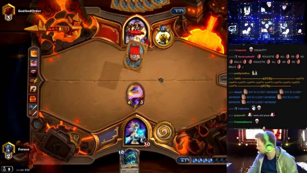 Forsen @ Dreamhack : Mage vs Paladin