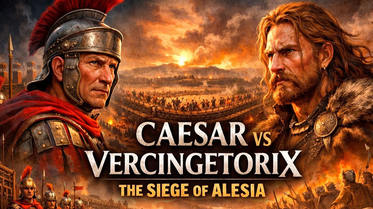 Alesia: The Siege That Broke Gaul — Caesar vs. Vercingetorix (Cinematic History)