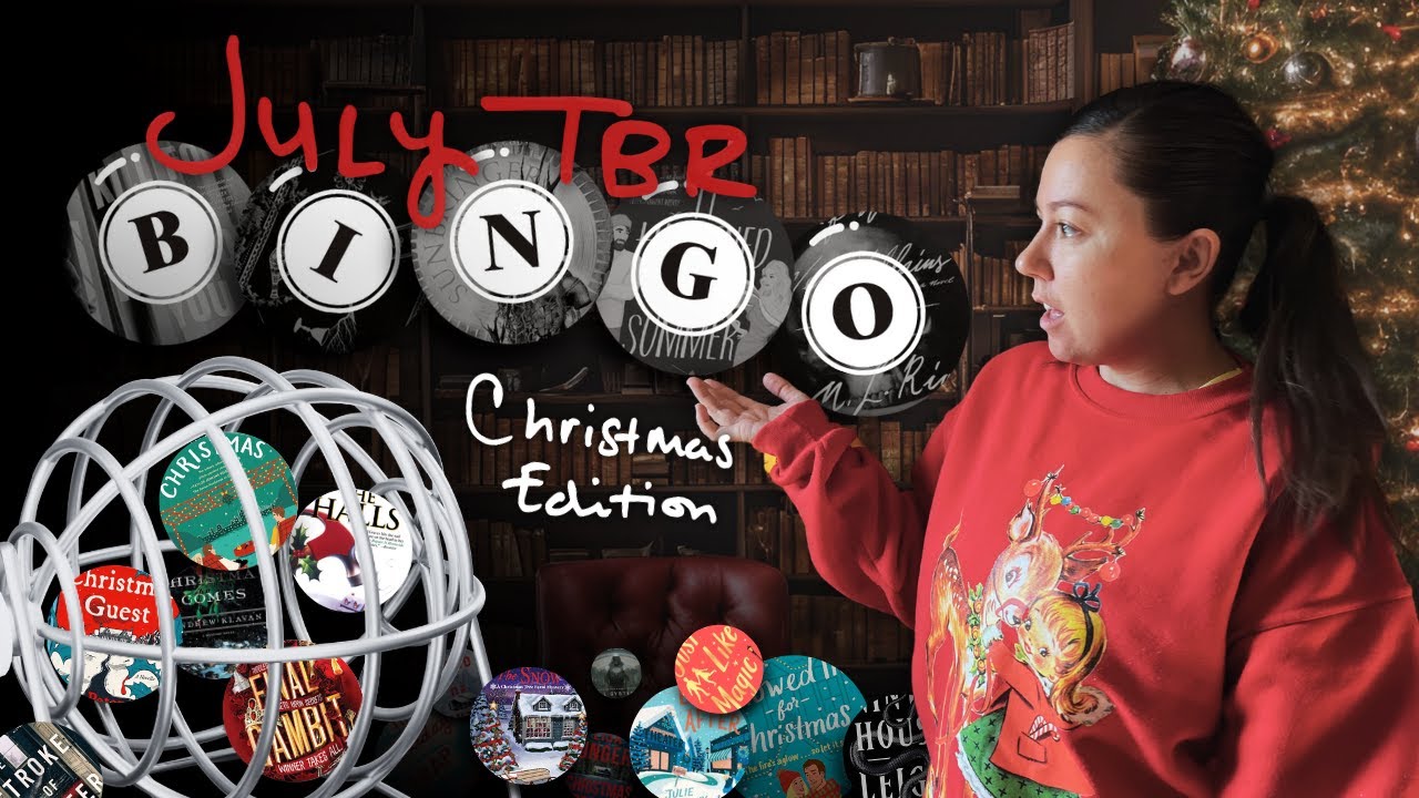 a game of BINGO chooses my July TBR list🎄📚Christmas in July Edition