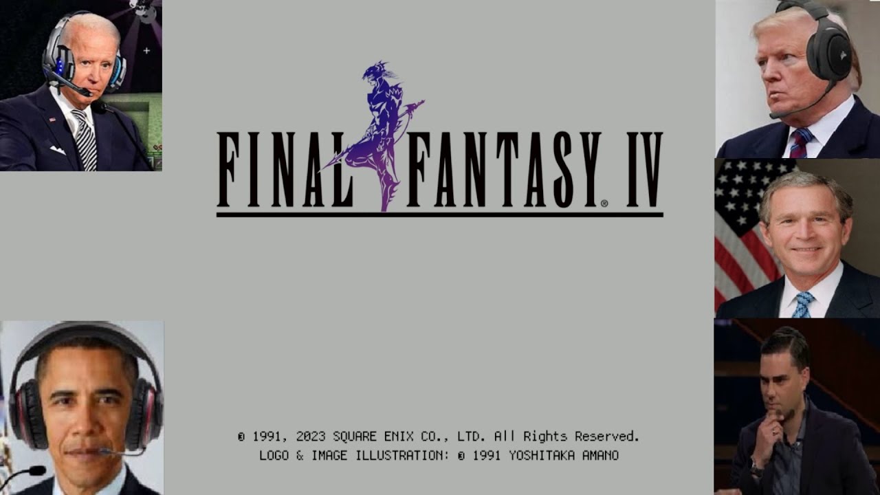 US Presidents play Final Fantasy IV Part 1
