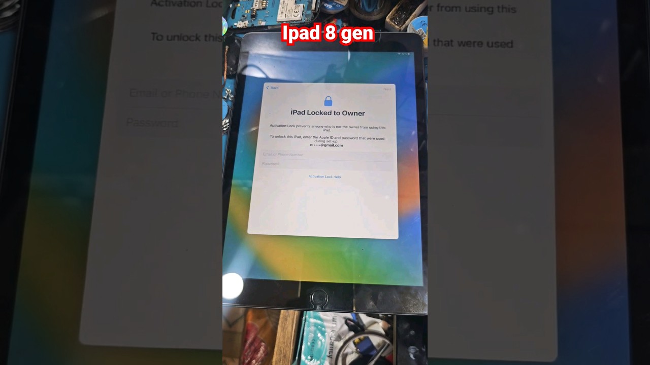 ipad 8 genaration iCloud Bypass #bypassicloud