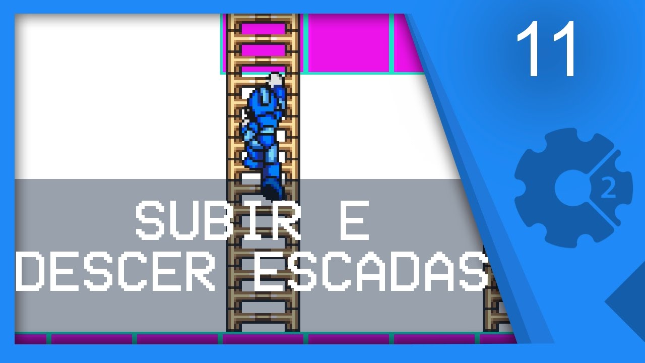 SUBIR E DESCER ESCADAS - Recriando Megaman X Parte 11 [CONSTRUCT 2]