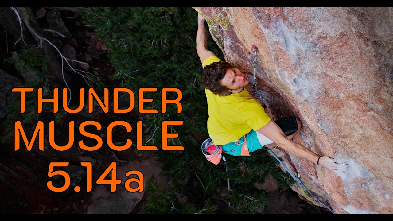 Thunder Muscle \\ 5.14a \\ Flatirons, CO