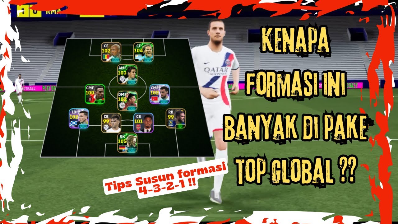 TIPS SUSUN FORMASI 4-3-1-2 | FORMASI POPULER DI EFOOTBALL ‼️