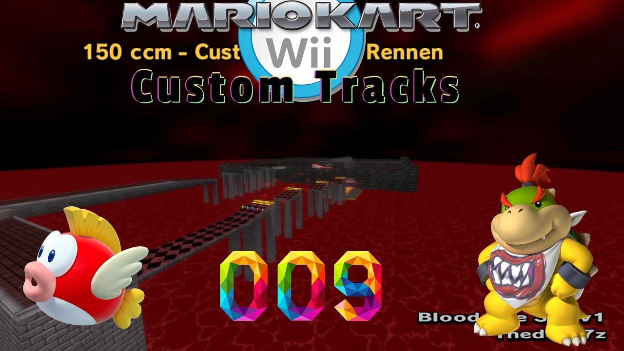 Let´s Play Mario Kart Wii Custom Tracks (009)🔧🏁Cheep Cheep-Cup mit Bowser Jr.