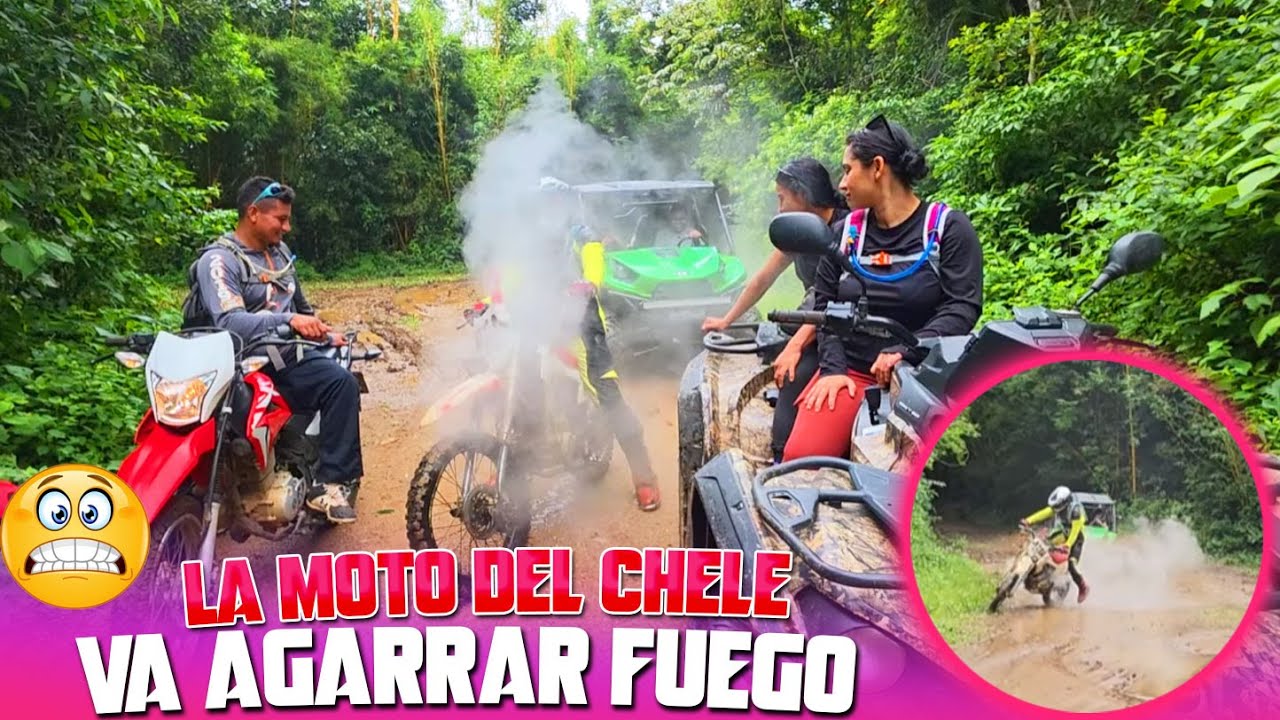 LA MOTO DEL CHELE YA NO DA PARA MAS! Que humazon la que esta tirando 😳😨