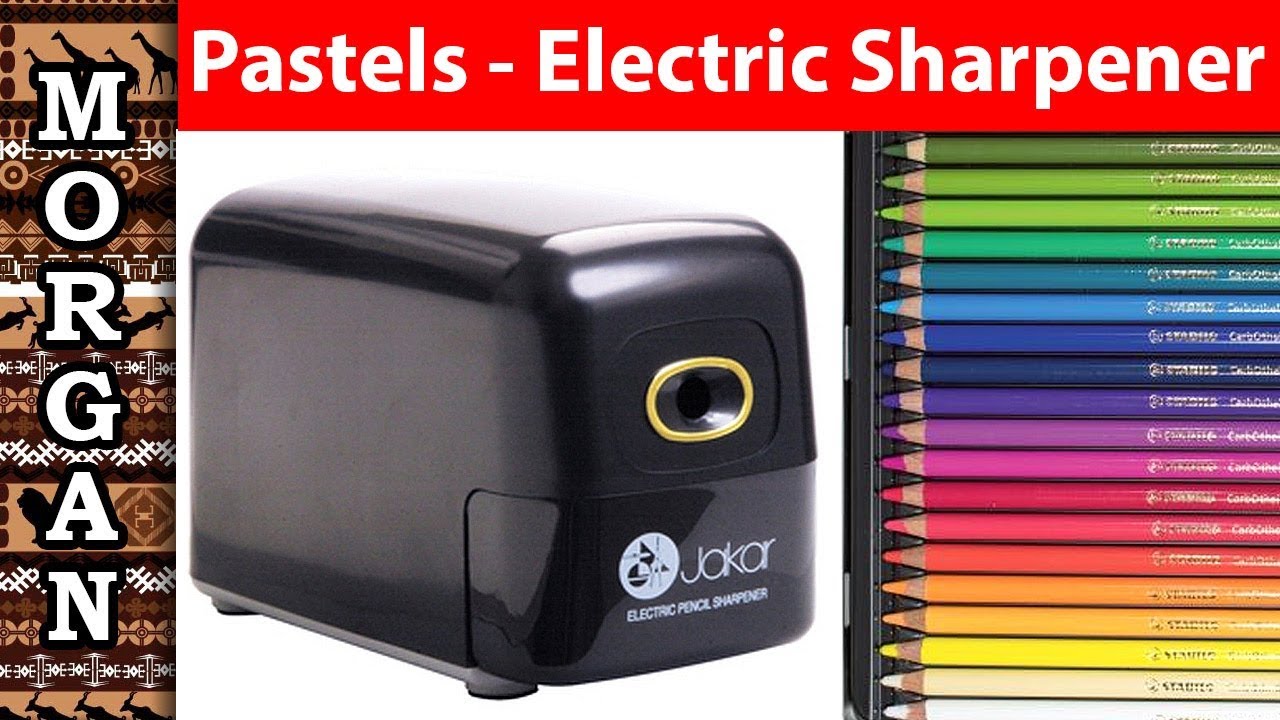 Sharpening pastel pencils - Electric Sharpener - Jason Morgan art
