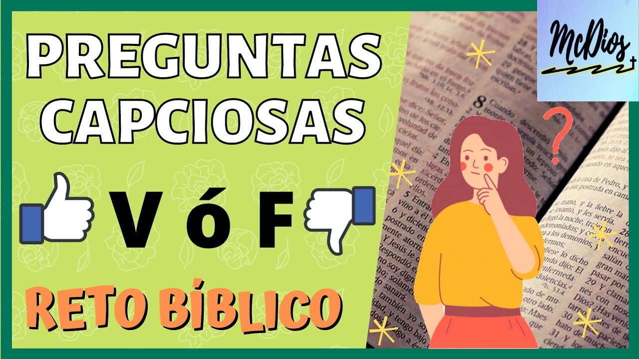 RETO BÍBLICO: PREGUNTAS CAPCIOSAS