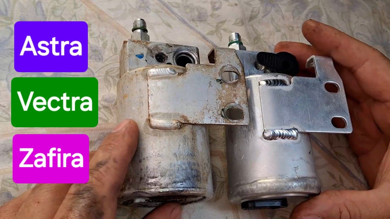 Como trocar o Filtro Secador e Fazer Recarga de Gás R134a do Ar-Condicionado do Vectra Astra Zafira