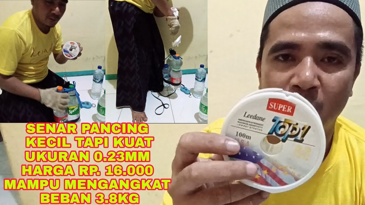 senar pancing kecil tapi kuat _ merek top1/ukuran 0.23mm/ harga 16.000