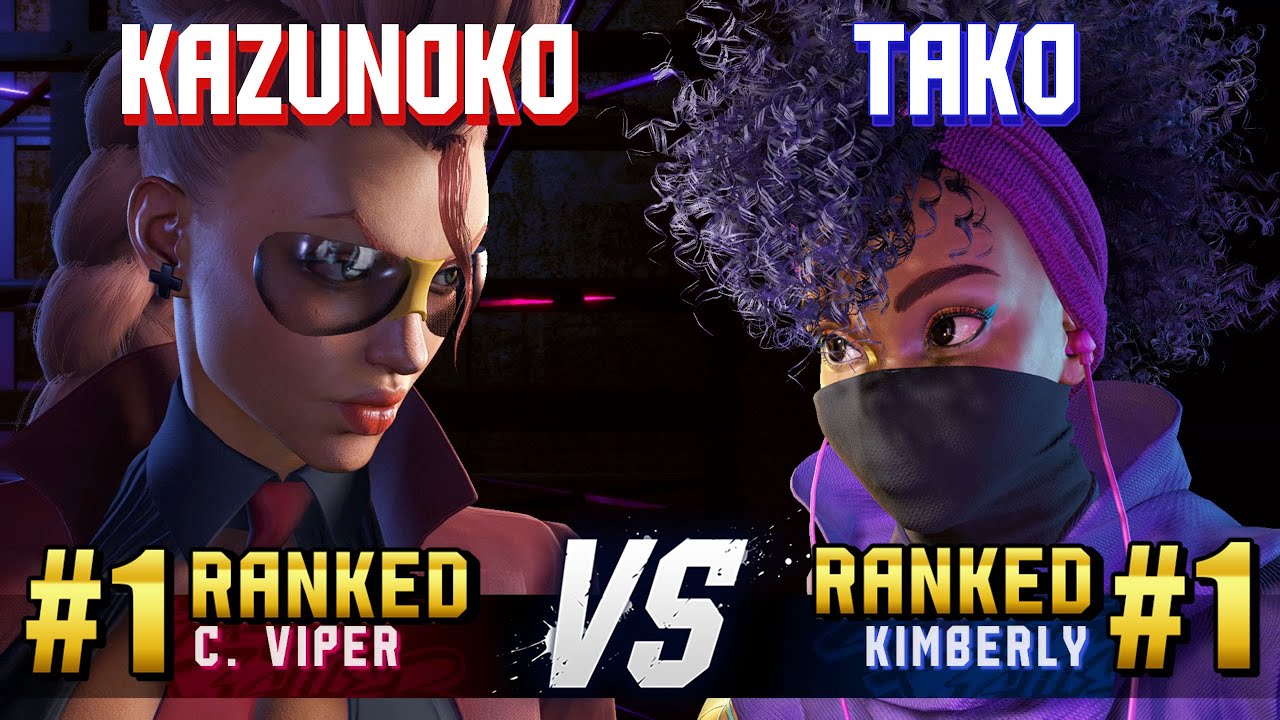 SF6 ▰ KAZUNOKO (#1 Ranked C.Viper) vs TAKO (#1 Ranked Kimberly) ▰ High Level Gameplay