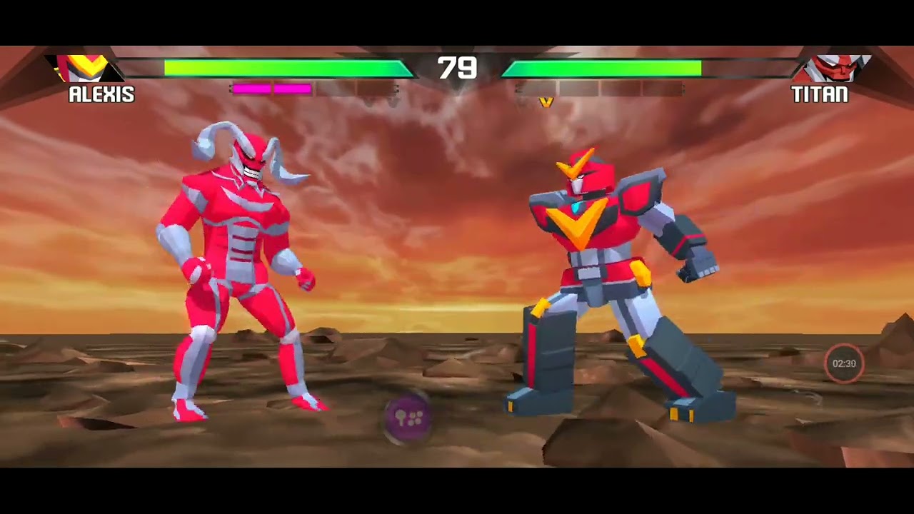 VITA FIGHTERS X - MECHA ALEXIS 🆚️ TITAN