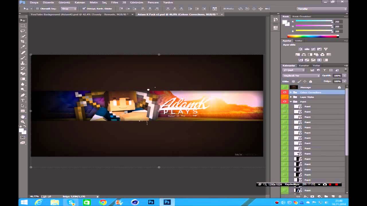 Make YouTube Banner Amazing with Aziz Su&ccedil;suz #12 NEW PC ! :)