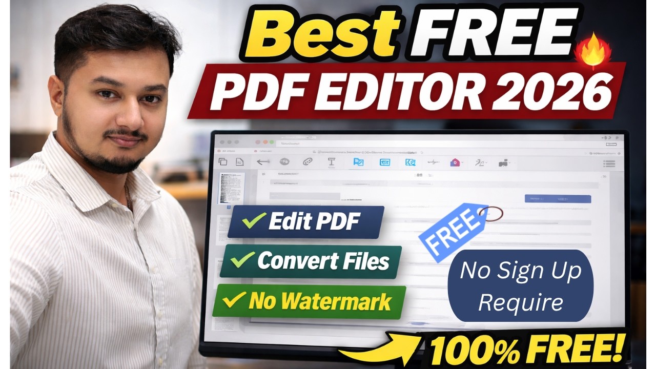 PDF Editing Tool Free NEW UPDATE || 100% Free PDF Editor🔥PDF Compress, Merge & Convert #pdfeditor