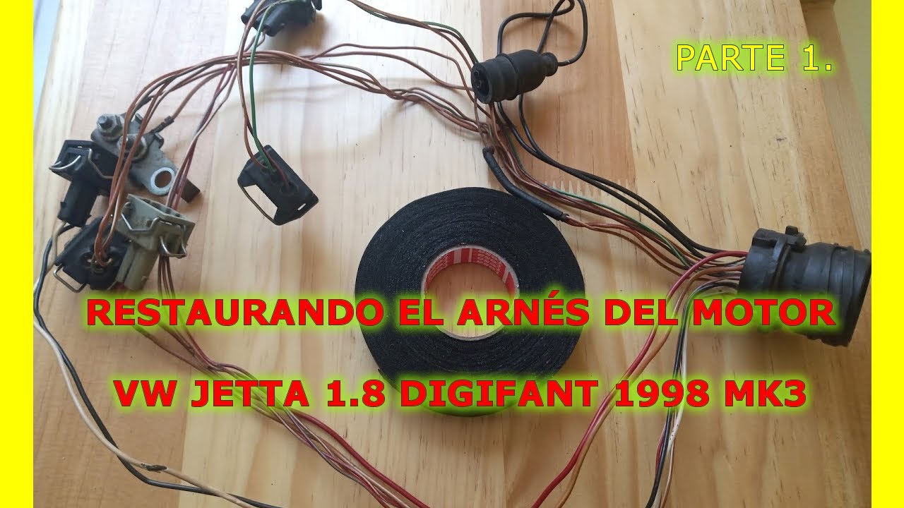 Restaurando arnés de motor VW Jetta MK3 1.8 Digifant   Parte 1